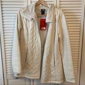 North Face Fuzzy Grey Caroluna Jacket size XL